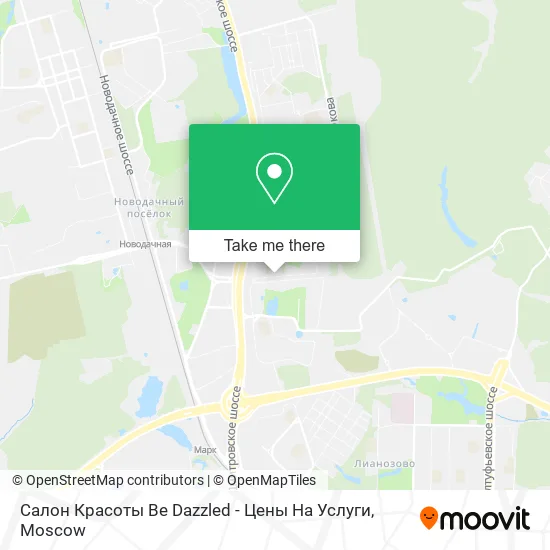 Салон Красоты Be Dazzled - Цены На Услуги map