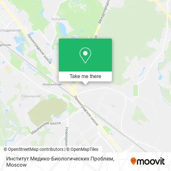 Институт Медико-Биологических Проблем map