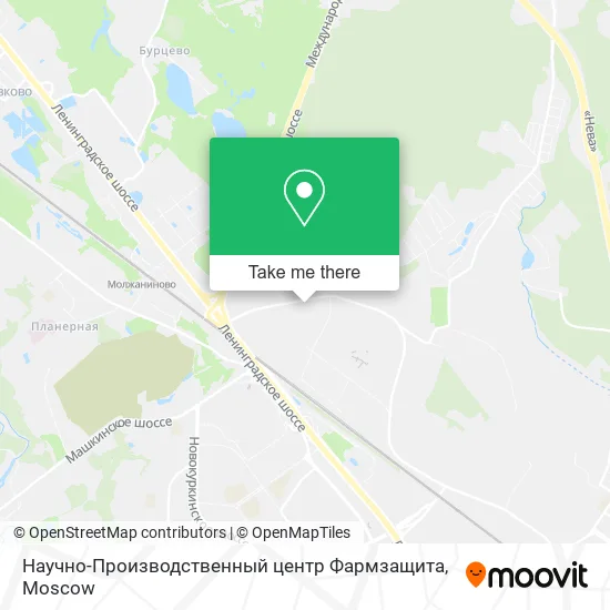Научно-Производственный центр Фармзащита map