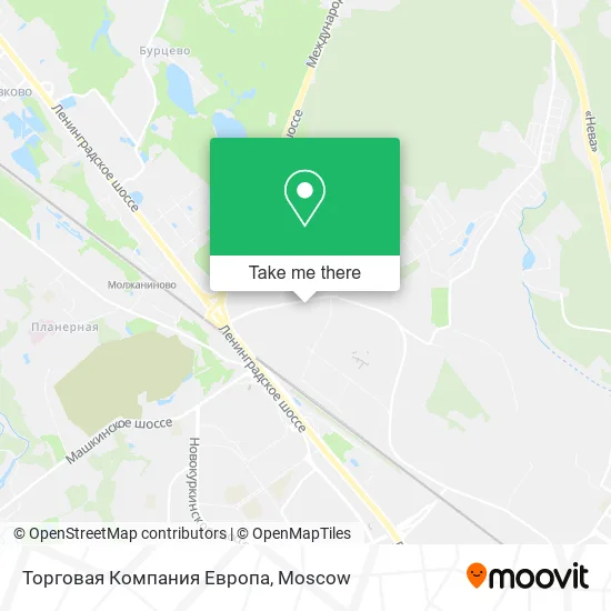 Торговая Компания Европа map