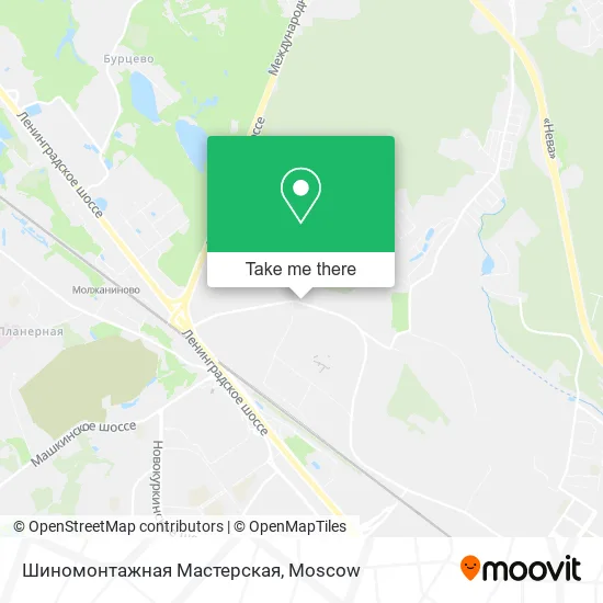 Шиномонтажная Мастерская map