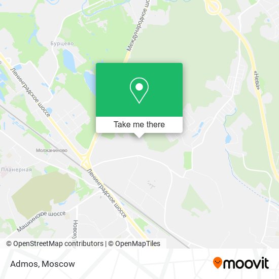 Admos map