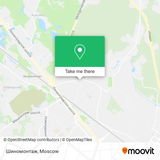 Шиномонтаж map