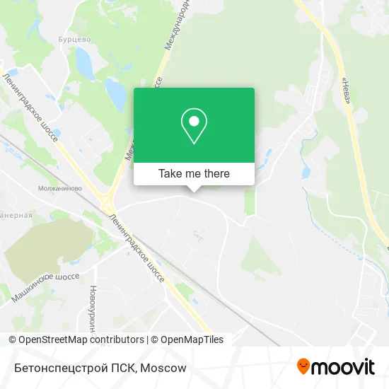 Бетонспецстрой ПСК map