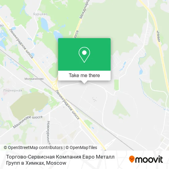 Торгово-Сервисная Компания Евро Металл Групп в Химках map
