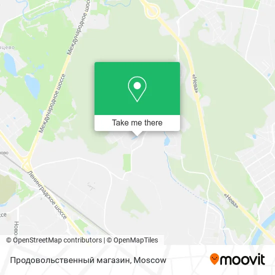 Продовольственный магазин map