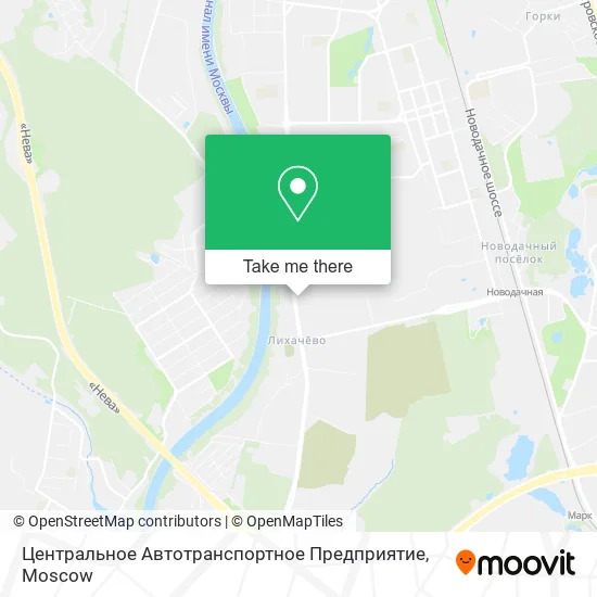 Центральное Автотранспортное Предприятие map