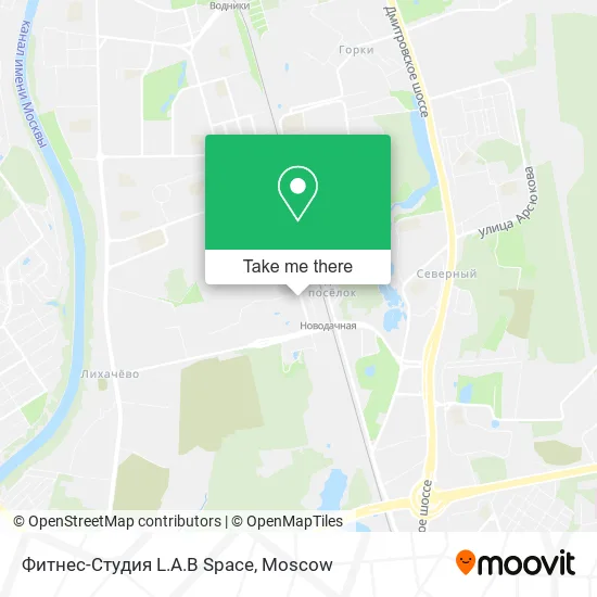 Фитнес-Студия L.A.B Space map