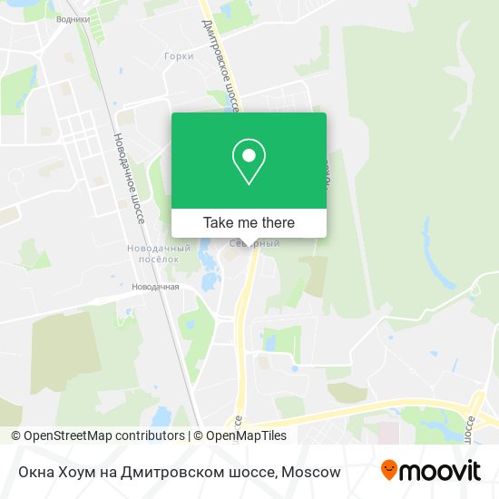 Окна Хоум на Дмитровском шоссе map