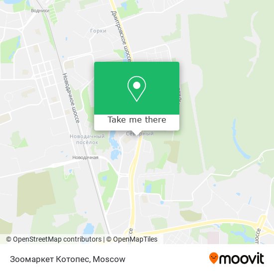 Зоомаркет Котопес map