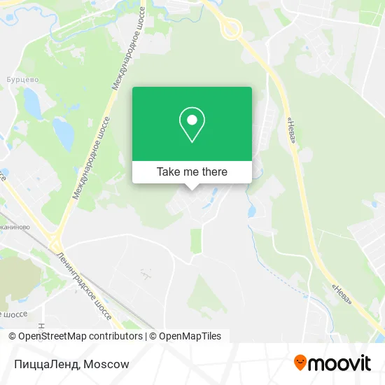 ПиццаЛенд map