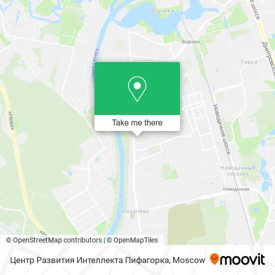 Центр Развития Интеллекта Пифагорка map