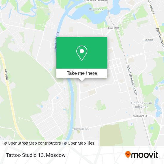 Tattoo Studio 13 map