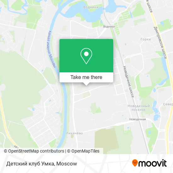 Детский клуб Умка map