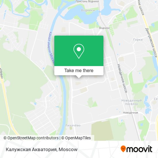 Калужская Акватория map