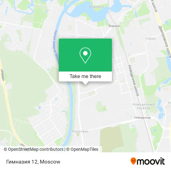 Гимназия 12 map