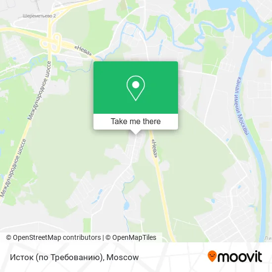 Исток (по Требованию) map