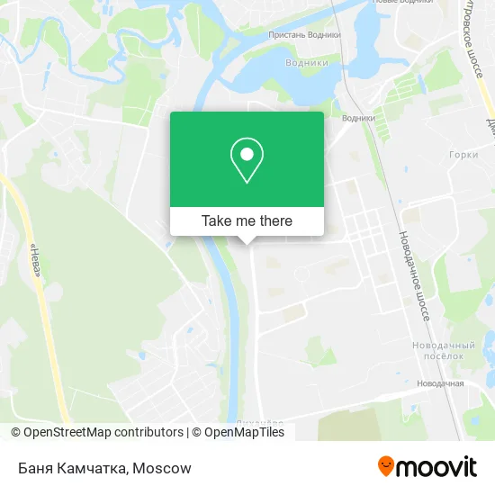 Баня Камчатка map