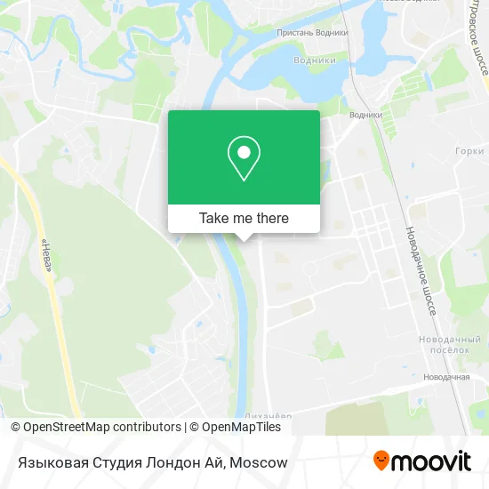 Языковая Студия Лондон Ай map