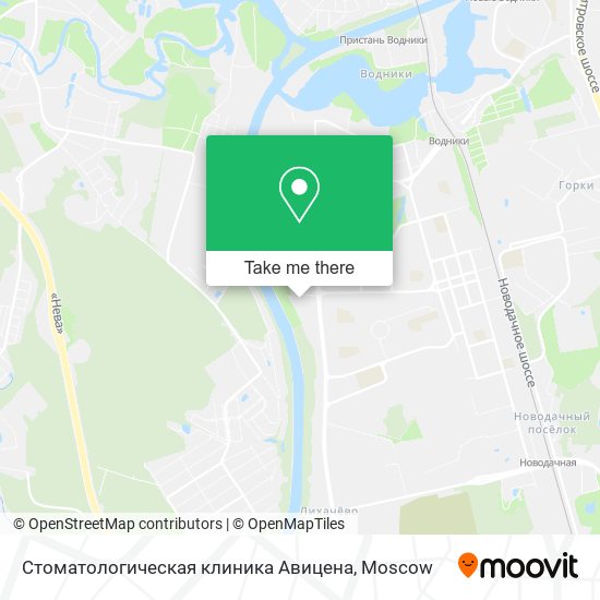 Стоматологическая клиника Авицена map