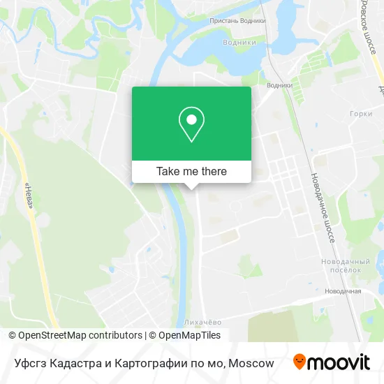 Уфсгз Кадастра и Картографии по мо map