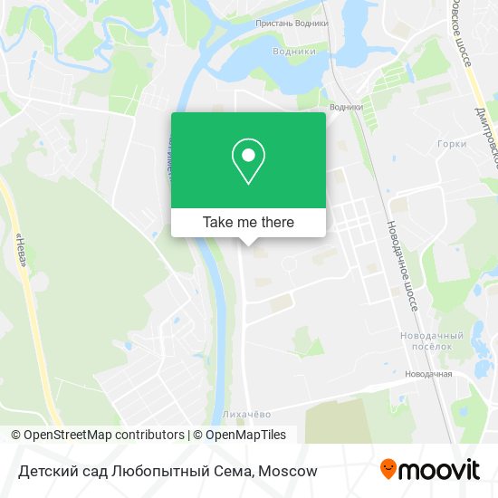 Детский сад Любопытный Сема map