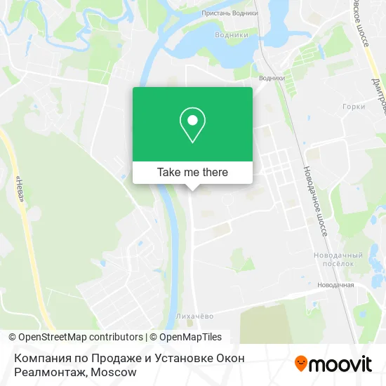 Компания по Продаже и Установке Окон Реалмонтаж map