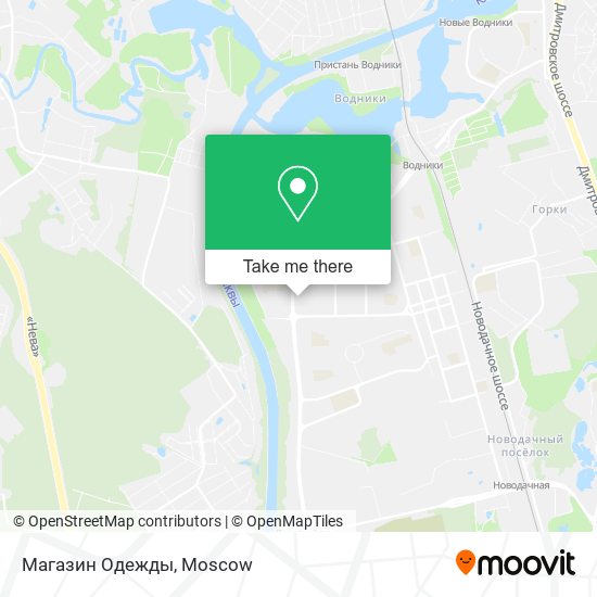 Магазин Одежды map