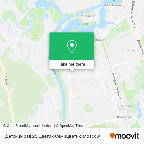 Детский сад 25 Цветик-Семицветик map