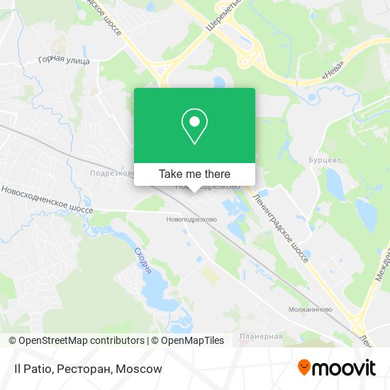 Il Patio, Ресторан map