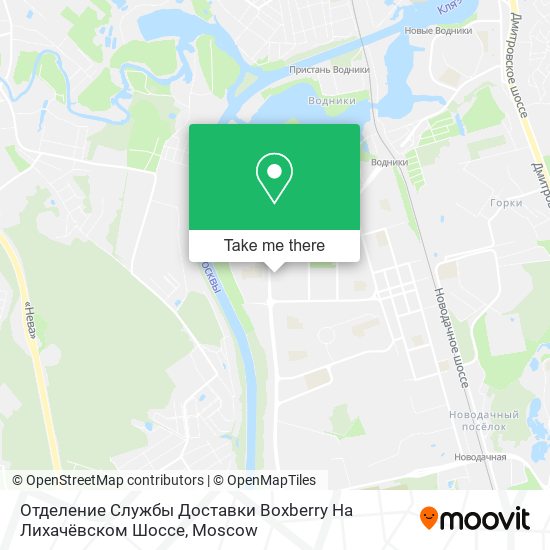Отделение Службы Доставки Boxberry На Лихачёвском Шоссе map
