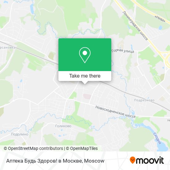 Аптека Будь Здоров! в Москве map