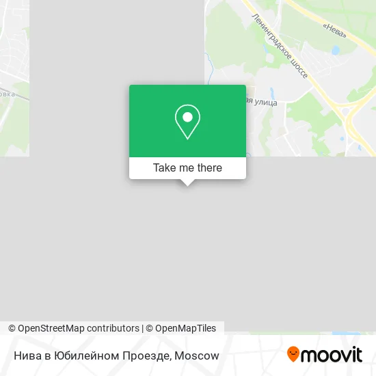 Нива в Юбилейном Проезде map