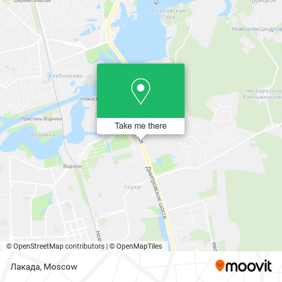 Лакада map