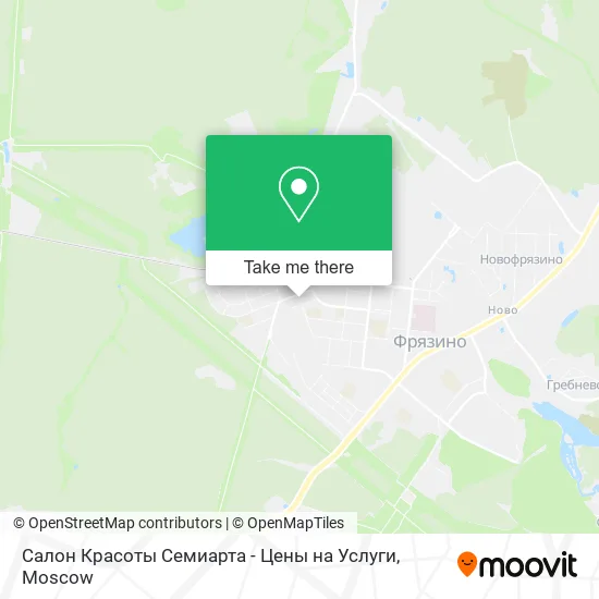 Салон Красоты Семиарта - Цены на Услуги map