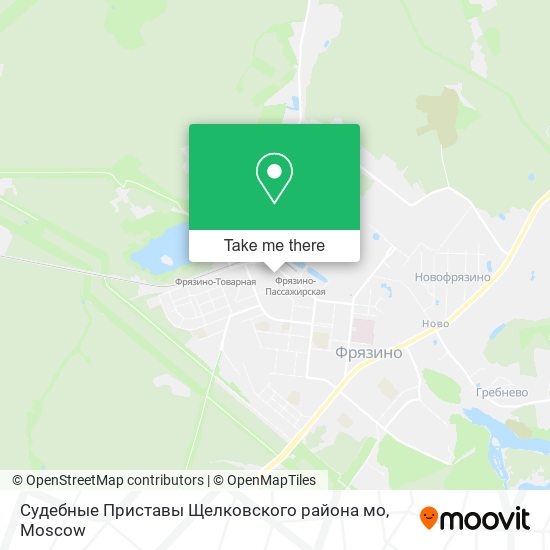 Судебные Приставы Щелковского района мо map