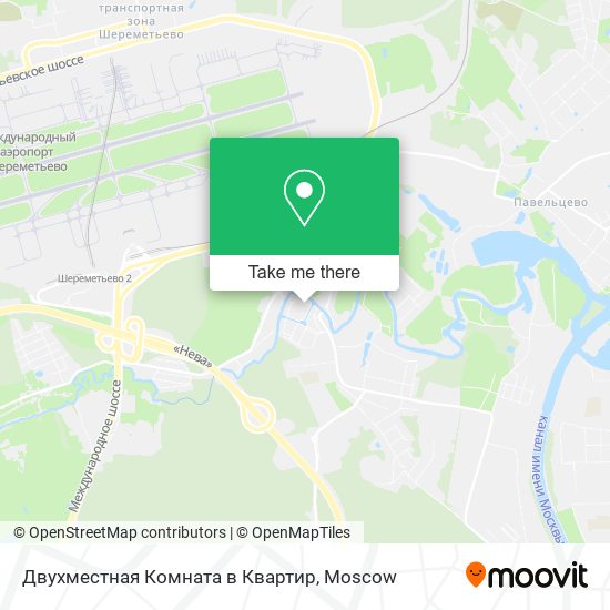 Двухместная Комната в Квартир map