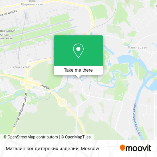 Магазин кондитерских изделий map