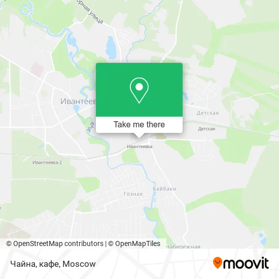 Чайна, кафе map