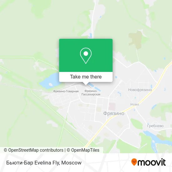 Бьюти-Бар Evelina Fly map