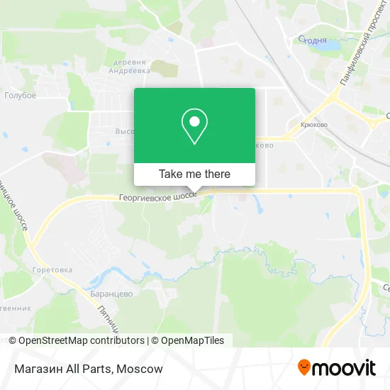 Магазин All Parts map