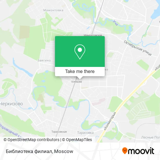 Библиотека филиал map