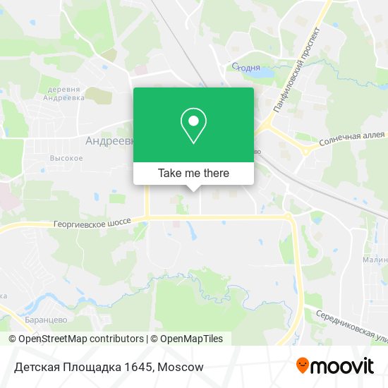 Детская Площадка 1645 map