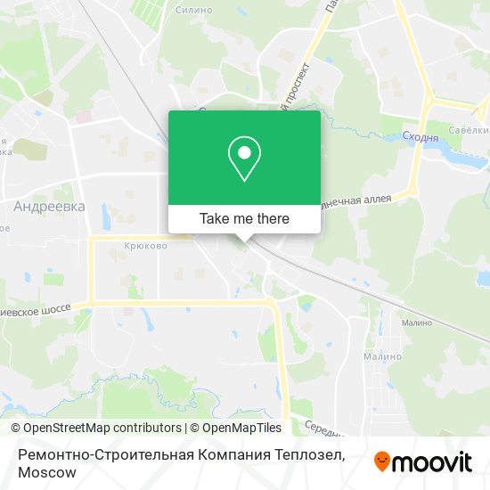 Ремонтно-Строительная Компания Теплозел map
