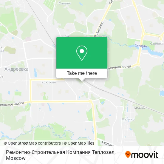 Ремонтно-Строительная Компания Теплозел map
