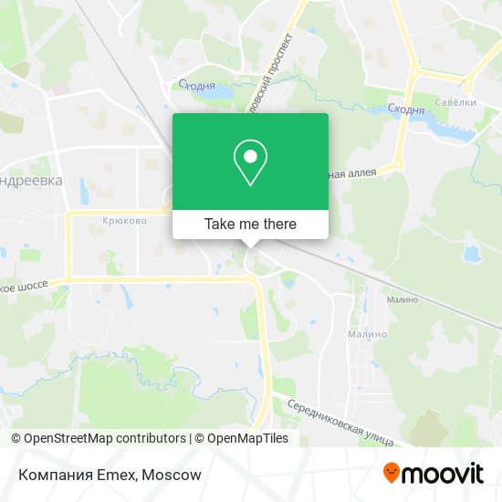 Компания Emex map