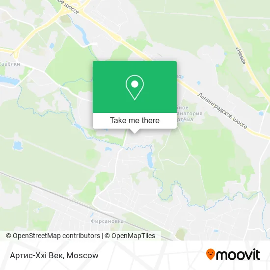 Артис-Xxi Век map