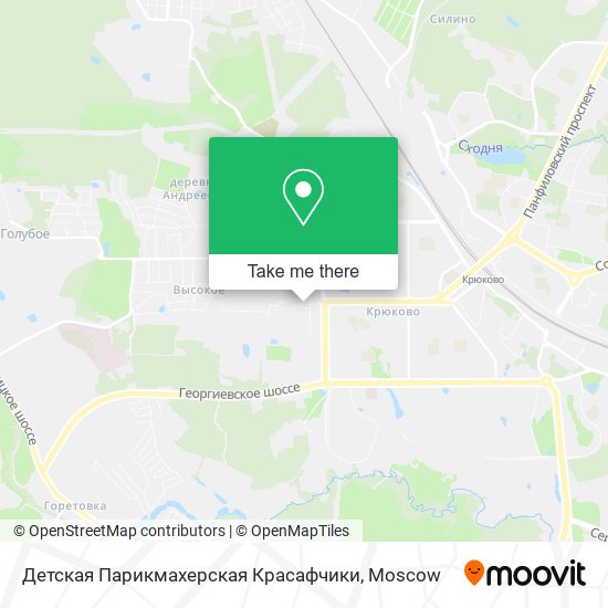 Детская Парикмахерская Красафчики map