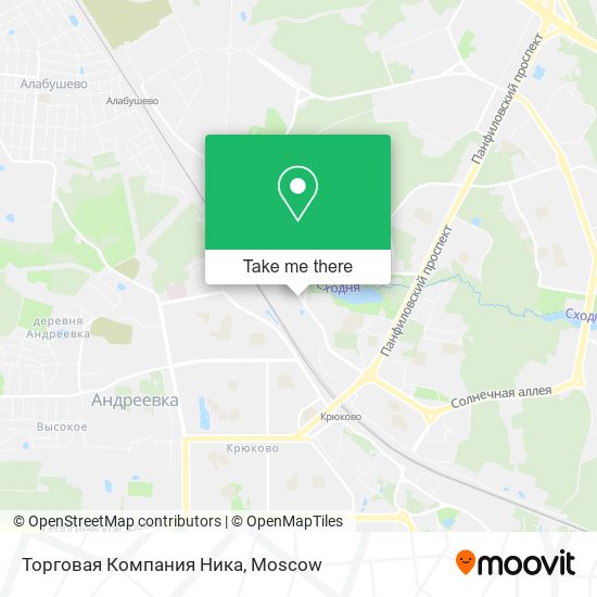 Торговая Компания Ника map