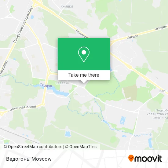 Ведогонь map